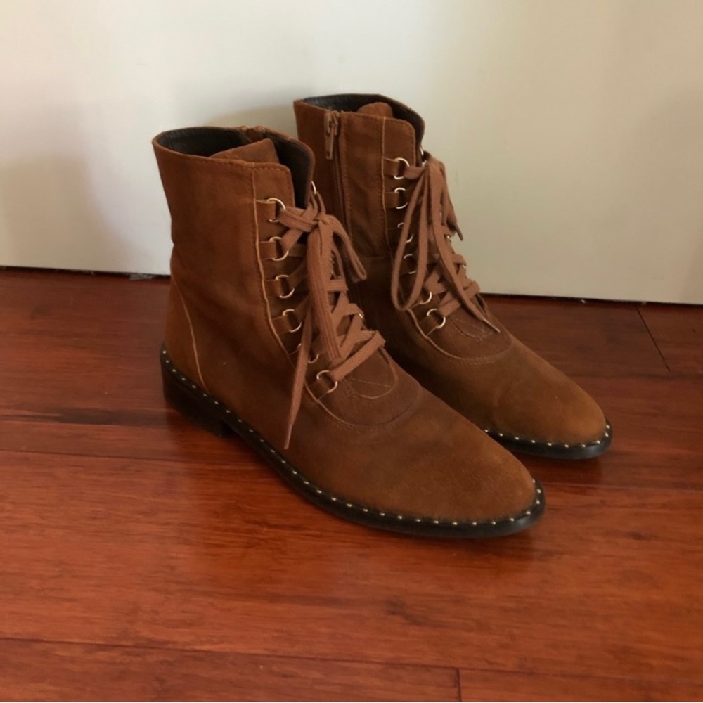 ❤️ Lace-up Suede Boots
